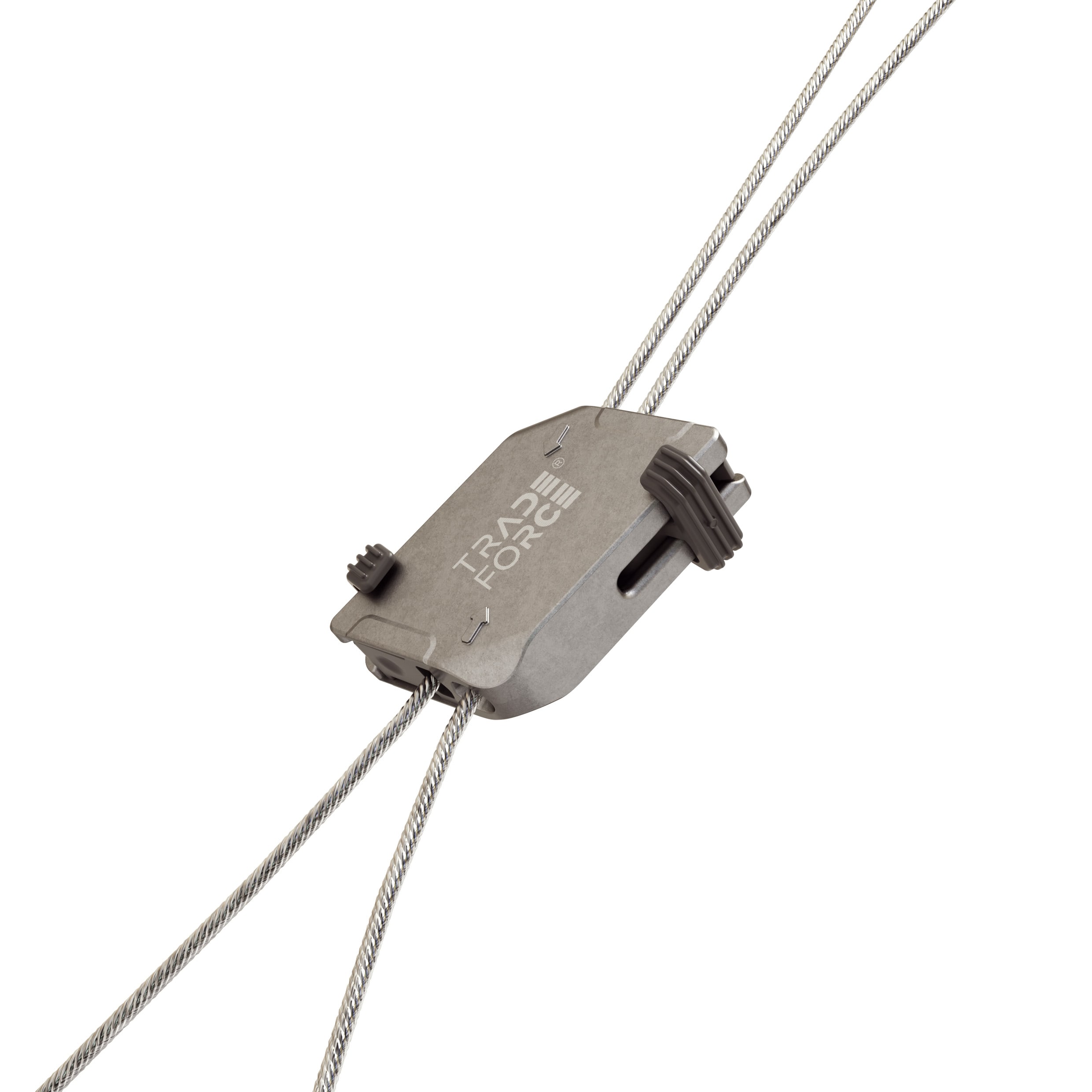TRADEFORCE - TDM0115900006 Kit 5pz fiss. sosp. funi metal 3m*D1,5mm