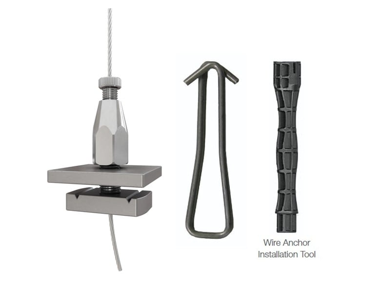 TRADEFORCE - TDM0115900013 Kit sosp. A/C 4 trapezi 4 funi 2m + uten