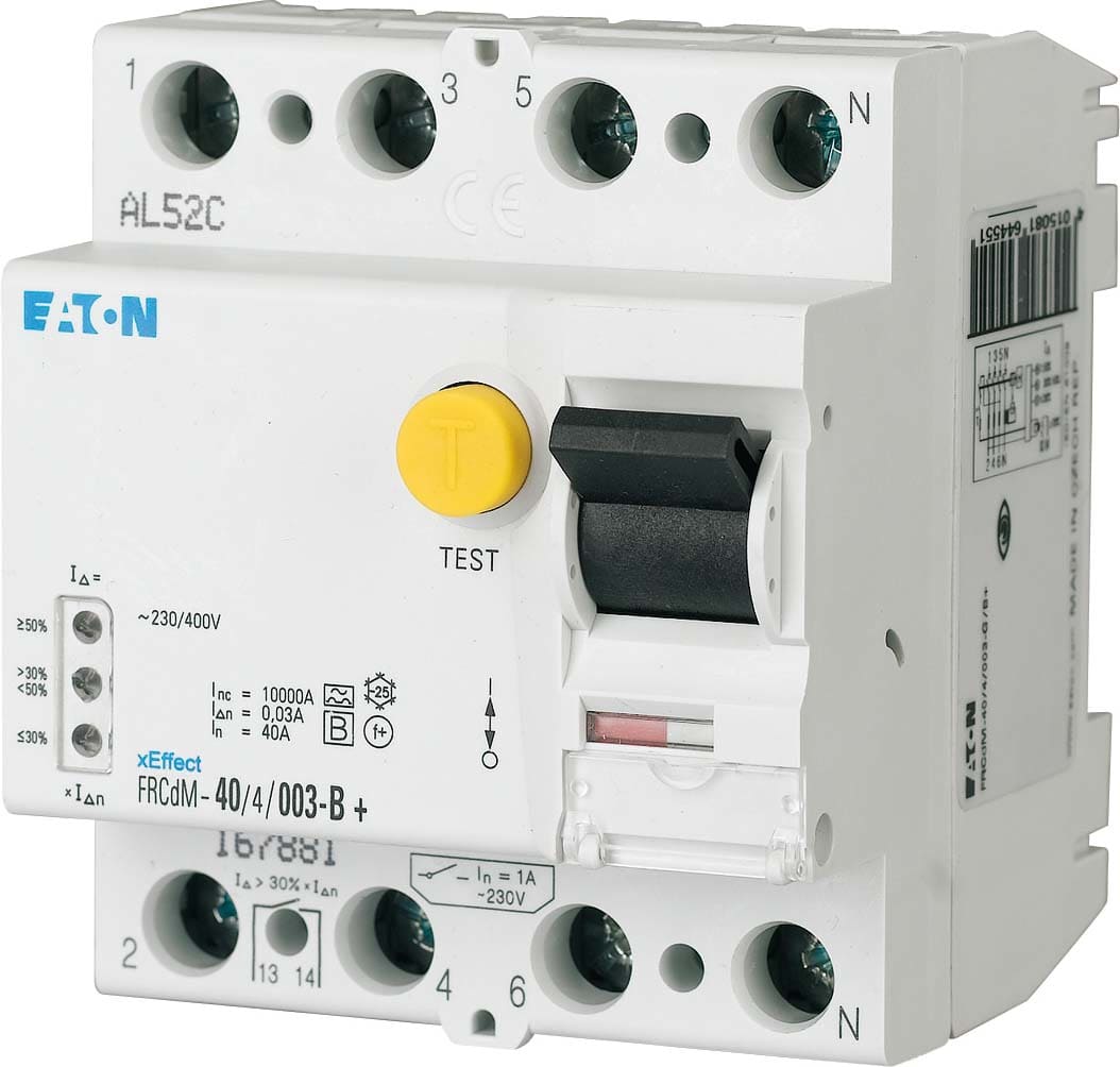 EATON - EAO167885 FRCDM-40/4/03-G/B+ DIF.DIG 4P 40A 03-G/B