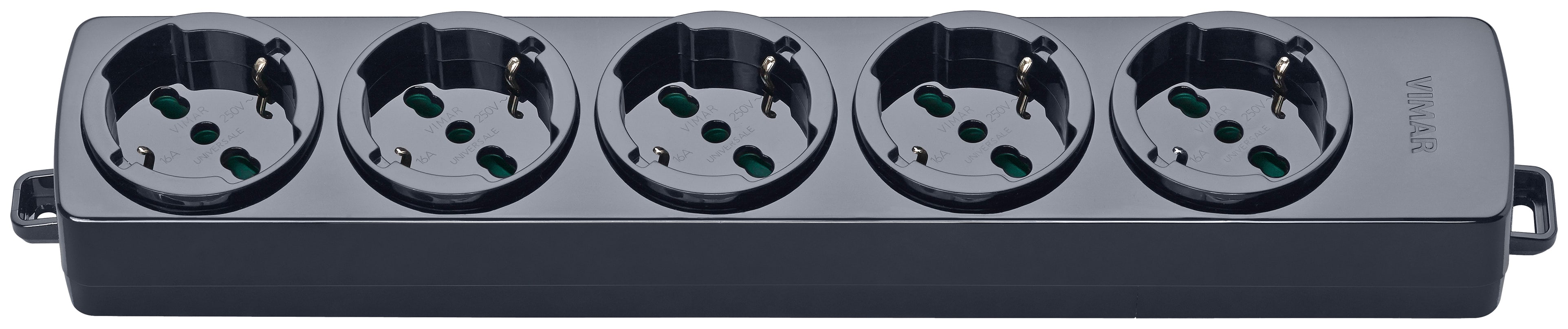 VIMAR SPA - VIW01293.NC PRESA MULTIPLA 5 UNIVERSALE NERO