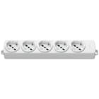 VIMAR SPA - VIW01293.NC.B PRESA MULTIPLA 5 UNIVERSALE BIANCO