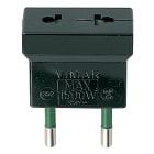 VIMAR SPA - VIW01352 ADATTATORE S10 - USA+EU NERO