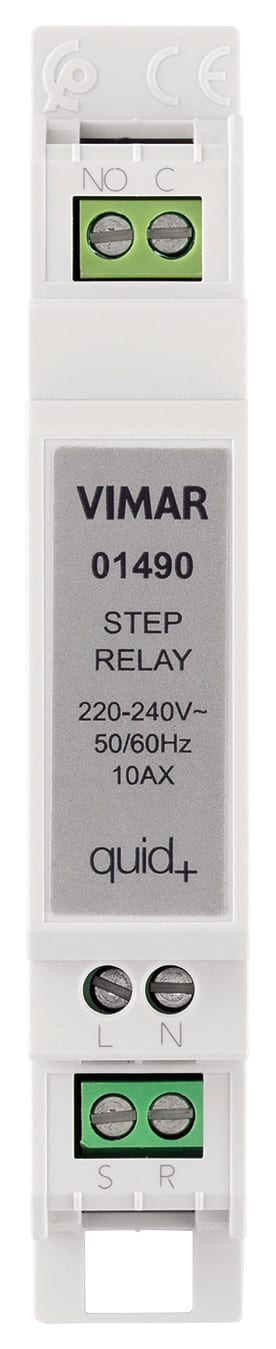 VIMAR SPA - VIW01490 RELE 4 MORSETTI SET-RESET QUID 10AX DIN
