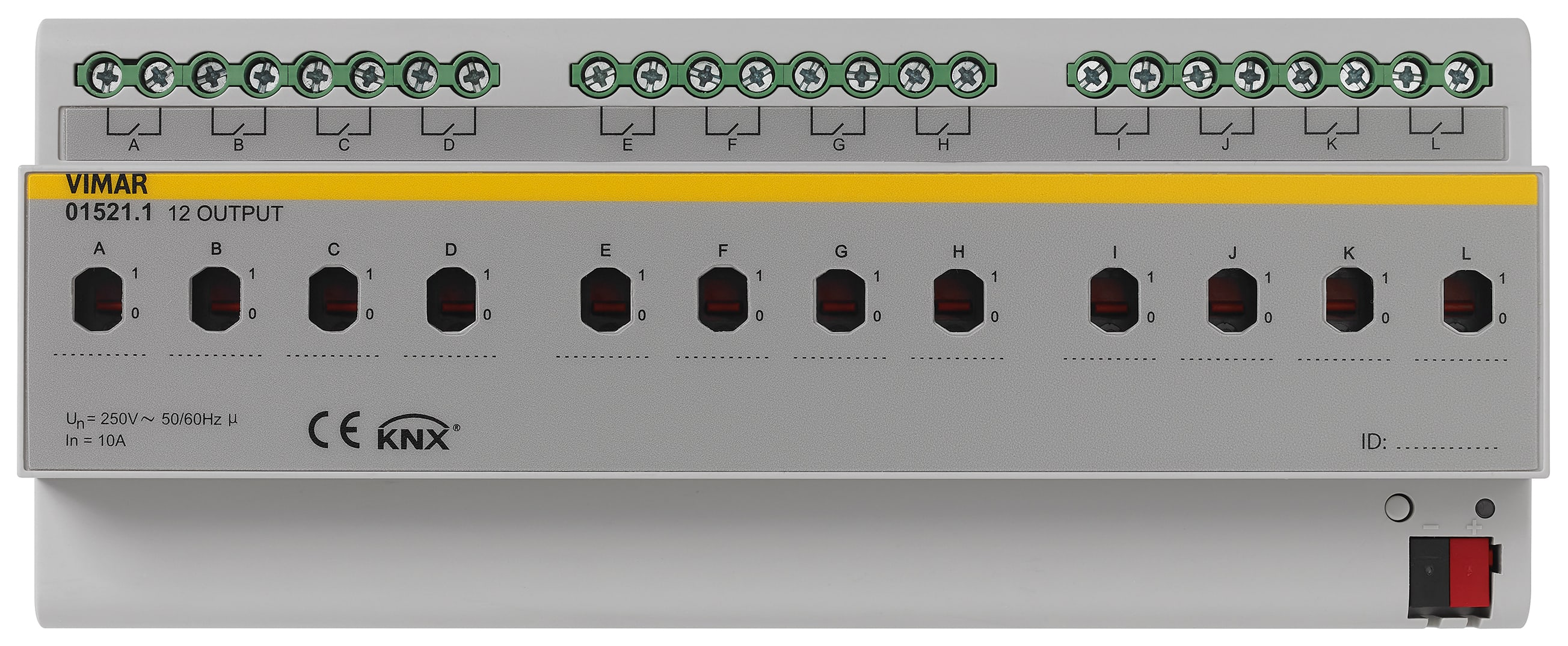 VIMAR SPA - VIW01521.1 ATTUATORE 12 USCITE 250V 10AX KNX