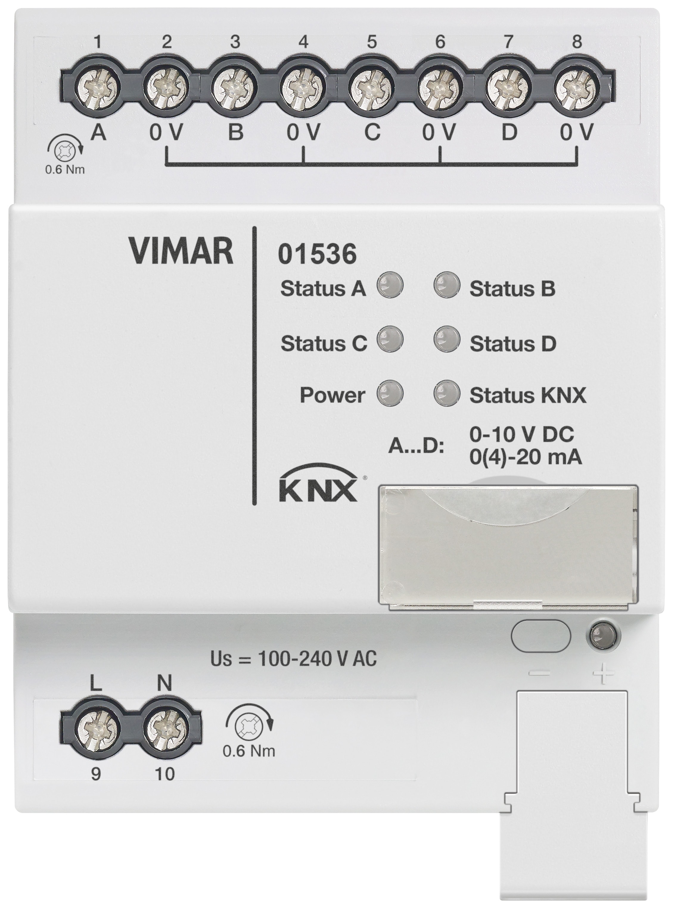VIMAR SPA - VIW01536 ATTUATORE 4 USCITE ANALOGICHE KNX