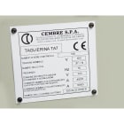CEMBRE SPA - CEM88912 TARGHE QUADRO ADESIVE CON FORI, PREFUSTELLATE, RIVETTABILI, IN PVC RIGIDO