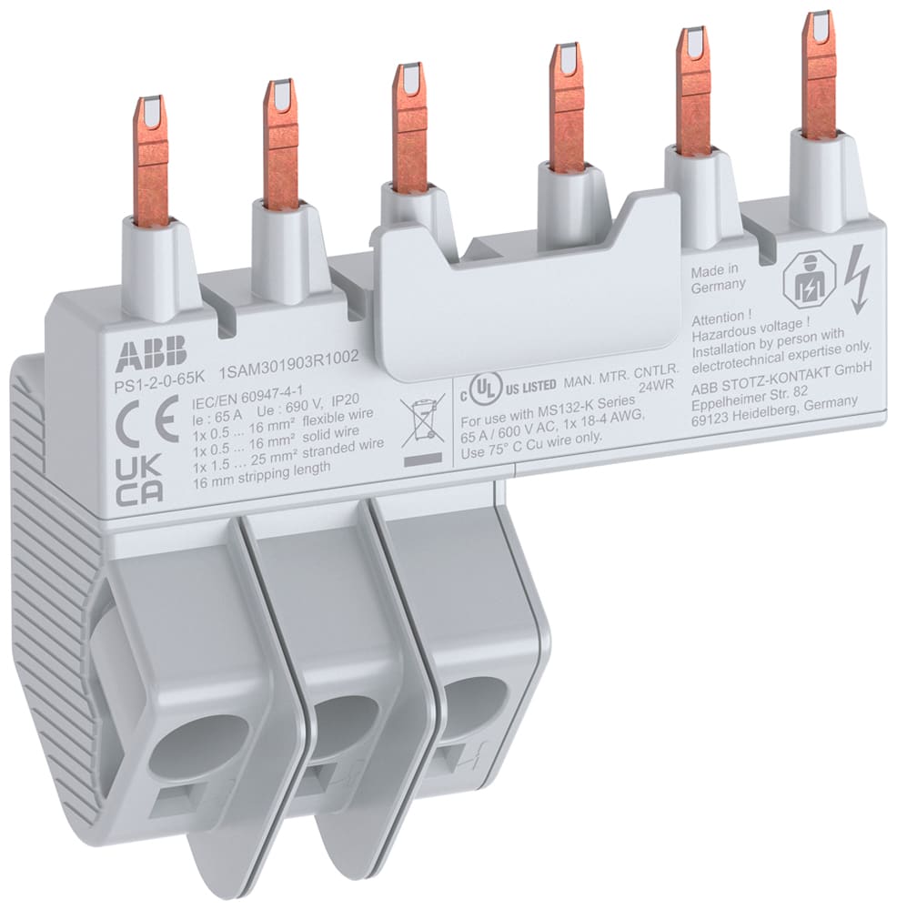 ABB SPA - ABBPS12065K PS1-2-0-65K BARRE COLL. X 2 MS132K