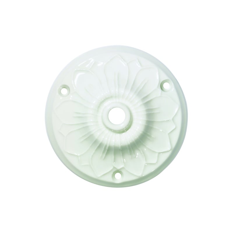 GI GAMBARELLI - 1GI01611 ROSONE LAVORATO PORCELLANA D 100