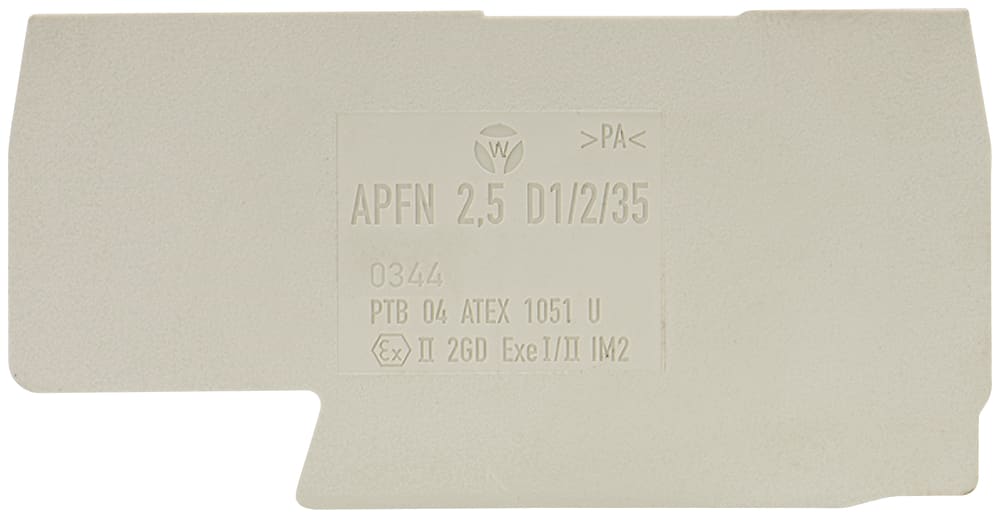 WIELAND ELECTRIC SRL - WIE07.312.6955.0 PIASTR. DI CHIUS.APFN 2,5 D1/2/35