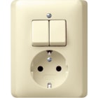 GIRA - GIR017501 COMBI SERIE/SCHUKO P.CPL. GIRA STANDARD
