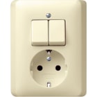 GIRA - GGI017501 COMBI SERIE/SCHUKO P.CPL. GIRA STANDARD