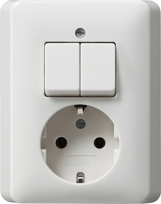 GIRA - GIR017503 COMBI SERIE/SCHUKO P.CPL. STANDARD 55 BN