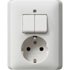 GIRA - GGI017503 COMBI DOP.INT./SCHUKO P.CPL.