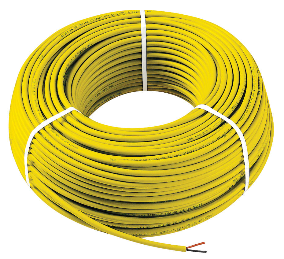 VIMAR SPA - VIW01840.C BY-ME CAVO 2X0,5 LSZH CCA 100M GIALLO