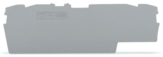 WAGO ITALIA SRL - WAG2002-1891 PIASTRA TERM INTERMEDIA SPESSORE 1MM GRI