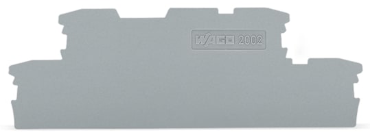 WAGO ITALIA SRL - WAG2002-2991 PIASTRA TERM INTERMEDIA SPESSORE 1MM GRI
