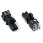 WAGO ITALIA SRL - WAG890-202 PRESA 2 POLI COD A 1,50 MMQ NERO