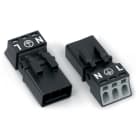 WAGO ITALIA SRL - WAG890-233 SPINA 3 POLI, BIANCA