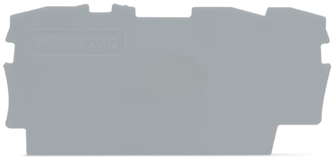 WAGO ITALIA SRL - WAG2002-1391 PIASTRA TERMINALE E INTERMEDIA SPESSA 0,