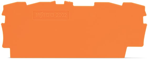 WAGO ITALIA SRL - WAG2002-1492 PIASTRA TERMINALE E INTERMEDIA SPESSA 0,