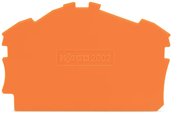 WAGO ITALIA SRL - WAG2002-6392 PIASTRA TERMINALE E INTERMEDIA SPESSA 0,