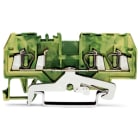 WAGO ITALIA SRL - WAG280-687 MORSETTO DI TERRA PER 3 CONDUTTORI VERDE
