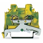 WAGO ITALIA SRL - WAG280-107 MORSETTO DI TERRA PER 2 CONDUTTORI VERDE