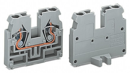 WAGO ITALIA SRL - WAG869-301 MORSETTO TERMINALE PER 2 CONDUTTORI SENZ