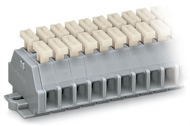 WAGO ITALIA SRL - WAG261-103/341-000 MORSETTIERA PER 2 CONDUTTORI SU ENTRAMBI