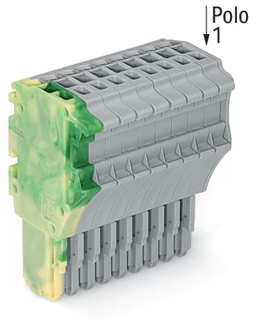 WAGO ITALIA SRL - WAG2020-110/000-037 SPINA F 1,5MMQ 3,5MM 10P GIALLO-VERDE/GR