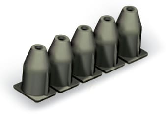 WAGO ITALIA SRL - WAG769-472 FERMAISOLANTE 0,75-1MMQ 5 PZ/STRISCIA GR