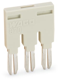 WAGO ITALIA SRL - WAG870-403 PONTICELLO 3 PASSO ISOLATO GRIGIO CHIARO