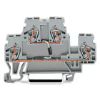 WAGO ITALIA SRL - WAG870-540/281-410 MORSETTO PER COMPONENTE A DUE PIANI, GRI