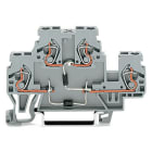 WAGO ITALIA SRL - WAG870-541/281-492 MORSETTO PER COMPONENTE A DUE PIANI, GRI