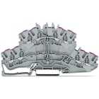 WAGO ITALIA SRL - WAG2002-2408 MORS. A DUE PIANI PER 4 CONDUTTORI MORSE