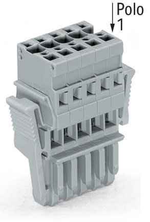 WAGO ITALIA SRL - WAG769-110/021-000 CONNETTORE FEMMINA PER 1 CONDUTTORE CAGE