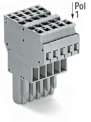 WAGO ITALIA SRL - WAG769-134 CONN F 2 CONDUTTORI 4MMQ 5MM 14P GRIGIO