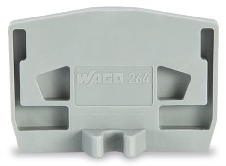 WAGO ITALIA SRL - WAG264-363 PIASTRA TERMINALE FLANGIA SPESSORE 4MM G
