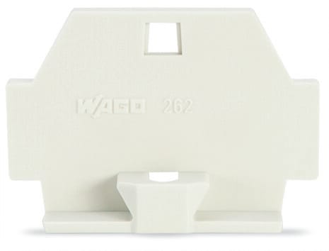 WAGO ITALIA SRL - WAG262-363 PIASTRA TERMINALE FLANGIA GRIGIO CHIARO