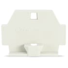WAGO ITALIA SRL - WAG262-363 PIASTRA TERMINALE FLANGIA GRIGIO CHIARO