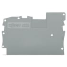 WAGO ITALIA SRL - WAG2020-1291 PIASTRA TERMINALE E INTERMEDIA SPESSA 1