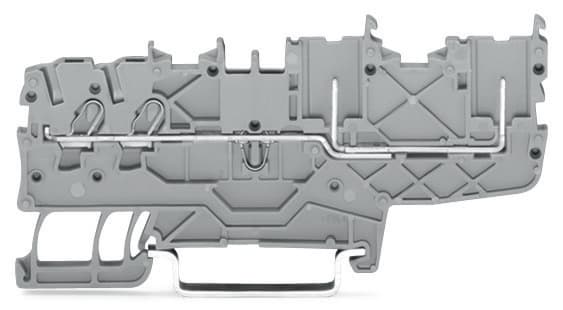 WAGO ITALIA SRL - WAG2020-1401 MOR. BASE 2 CONDUTTORI/2 PIN, GRIGIO