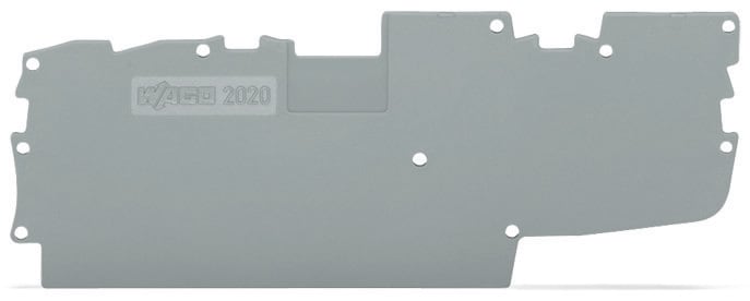 WAGO ITALIA SRL - WAG2020-1491 PIASTRA TERM INTERMEDIA SPESSORE 1MM GRI