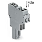 WAGO ITALIA SRL - WAG769-122 CONN F 2 CONDUTTORI 4MMQ 5MM 2P GRIGIO