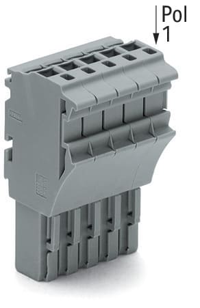 WAGO ITALIA SRL - WAG2022-109 CONNETTORE FEMMINA PER 1 CONDUTTORE PUSH