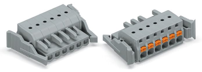 WAGO ITALIA SRL - WAG2231-106/037-000 SPINA F PULS 2,5MMQ 5MM 6P LEVE LATERALI