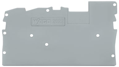 WAGO ITALIA SRL - WAG2022-1391 PIASTRA TERMINALE E INTERMEDIA SPESSA 1