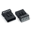 WAGO ITALIA SRL - WAG890-215 SPINA 5 POLI COD A 1,50 MMQ NERO