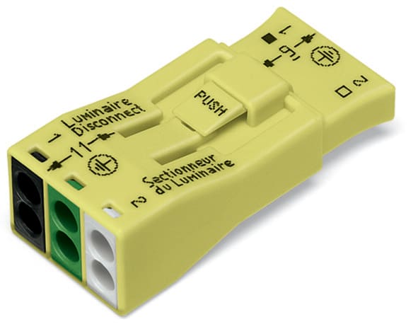 WAGO ITALIA SRL - WAG873-953 CONN DISCONNES ILLUMINOTECNICA 3P GIALLO