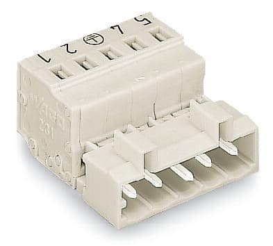 WAGO ITALIA SRL - WAG721-603/000-042 CONN M 2,5MMQ 5MM 3P TERRA NO INVERS STA
